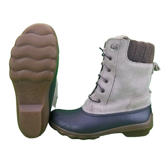 ✅Sperry Women Syren Misty Waterproof Suede Duck Boots Tan/Brown Winter/Snow Shoe - Picture 5 of 12